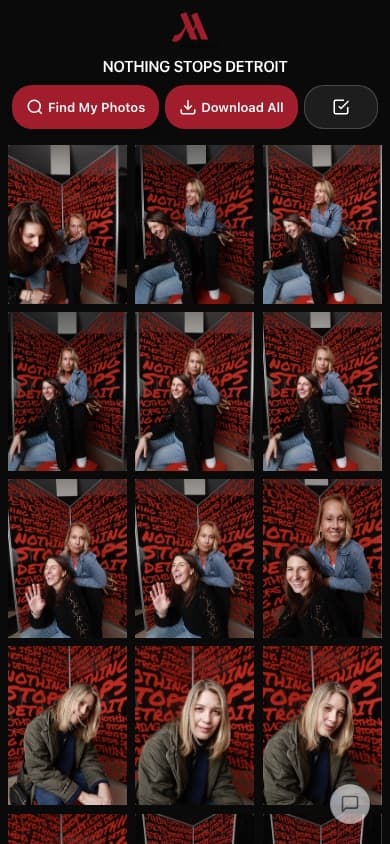 The same gallery on a guest's phone